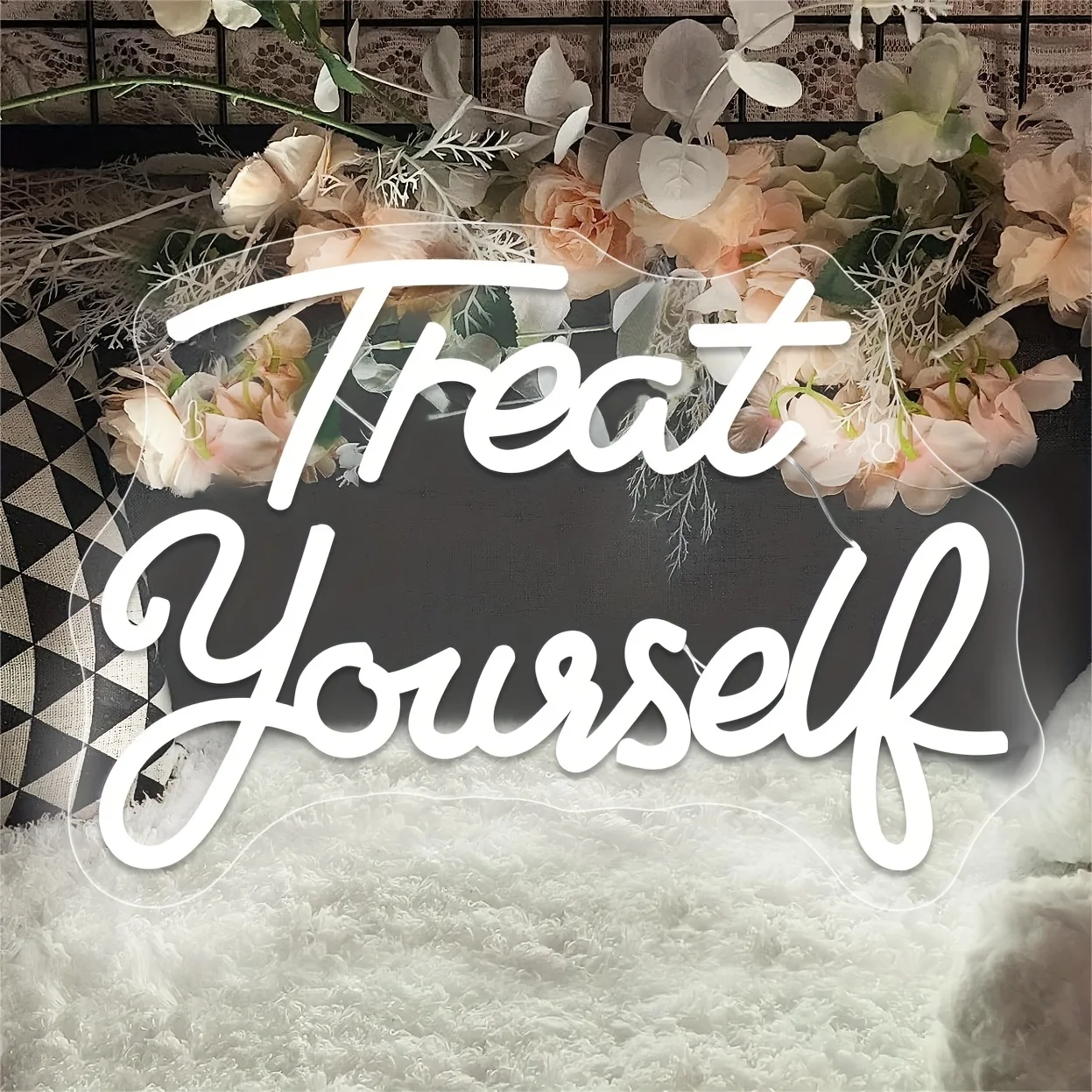 Treat Yourself Neon Sign Lights LED Neon Lights For Wedding Decoration Birthday Party Girls Bedroom Wall Decor Halloween Gifts
Treat Yourself Neon Sign Lights LED Neon Lights For Wedding Decoration Birthday Party Girls Bedroom Wall Decor Halloween Gifts