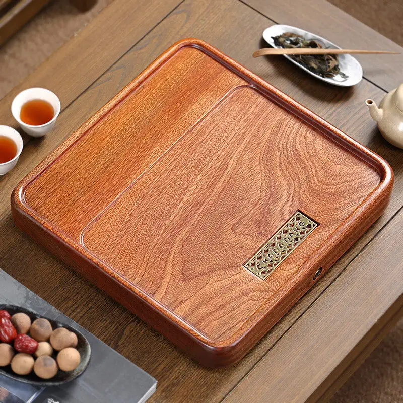 Solid Wood Square Tea Tray Kong Fu Small Creative Tea Tray Modern Living Room Home bandeja de bambu para cozinha Tea Supplies
Solid Wood Square Tea Tray Kong Fu Small Creative Tea Tray Modern Living Room Home bandeja de bambu para cozinha Tea Supplies