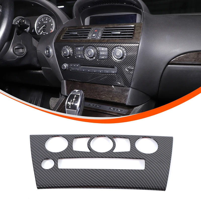 Air Condition Switch Frame Trim Sticker Center Console AC Panel Cover Decoration Car Accessories For BMW 6 Series E63 2004-2009
Air Condition Switch Frame Trim Sticker Center Console AC Panel Cover Decoration Car Accessories For BMW 6 Series E63 2004-2009