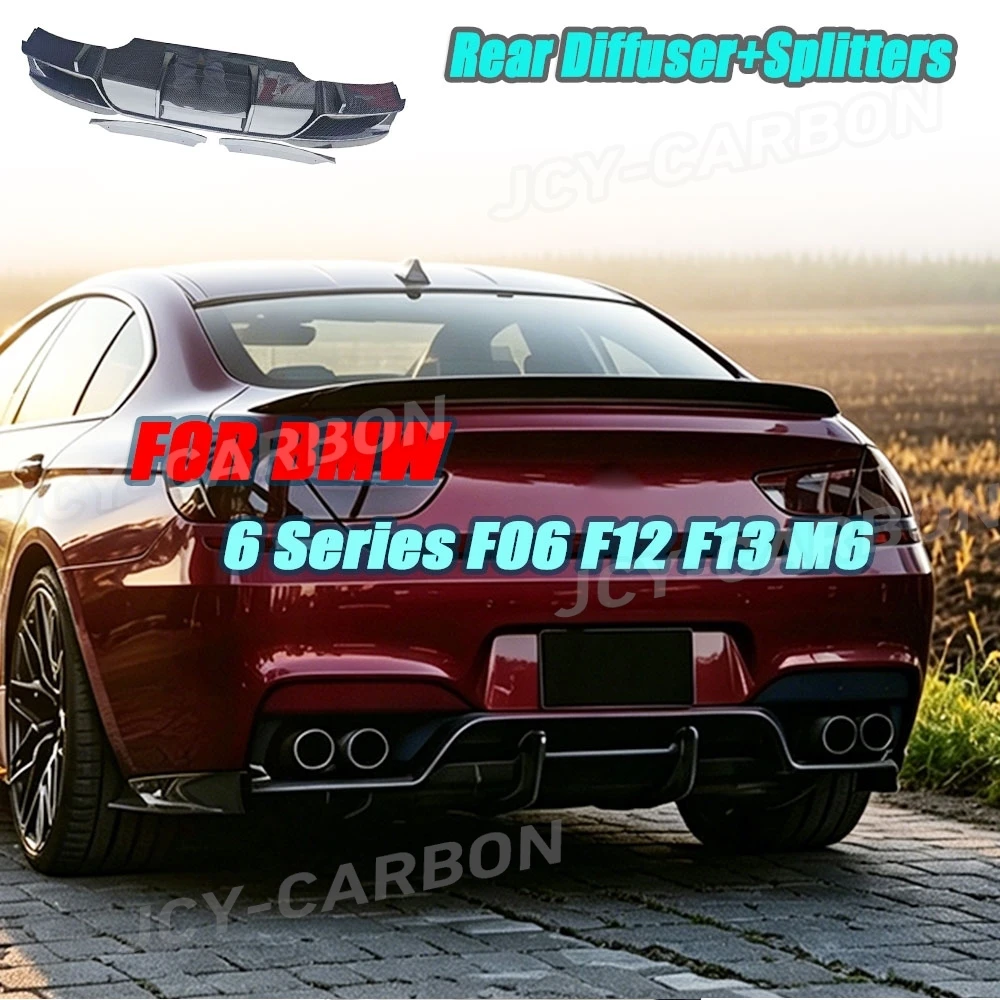 JCYECF For BMW 6 Series F06 F12 F13 M6 2013-2019 Dry Carbon Fiber Rear Bumper Lip Diffuser Spoiler Body Kits Car Accessories FRP
JCYECF For BMW 6 Series F06 F12 F13 M6 2013-2019 Dry Carbon Fiber Rear Bumper Lip Diffuser Spoiler Body Kits Car Accessories FRP