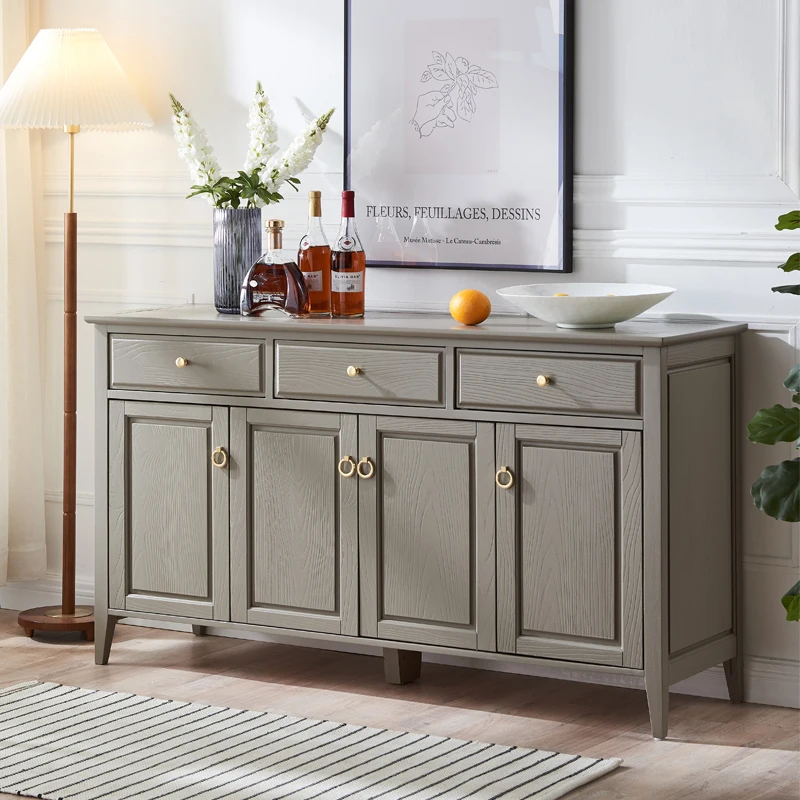 American simple solid wood dining side cabinet, cabinet side cabinet integrated against the wall, living room locker, solid wood
American simple solid wood dining side cabinet, cabinet side cabinet integrated against the wall, living room locker, solid wood