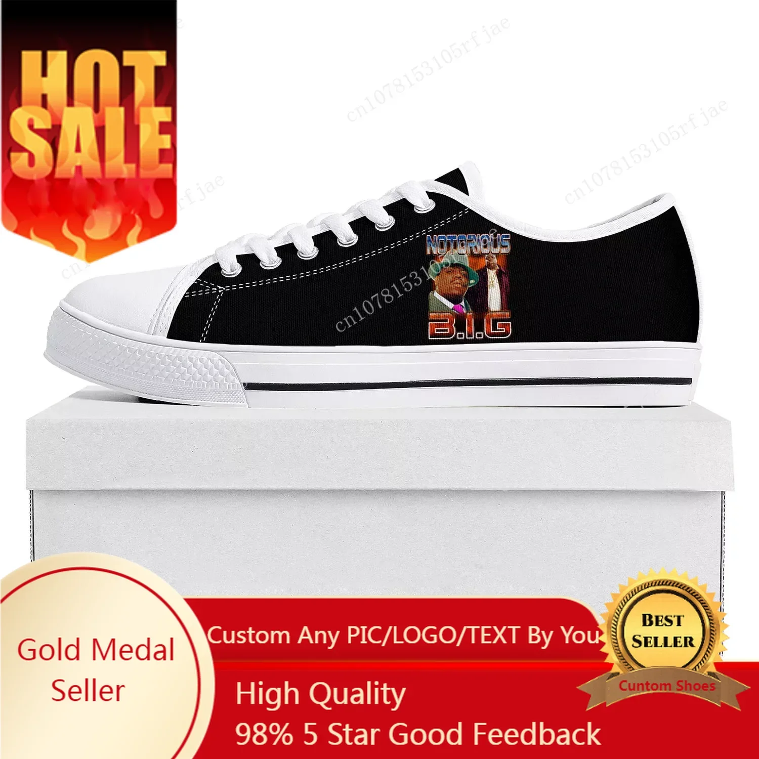 The Notorious B.I.G Rapper Low Top Big Man Sneakers Mens Womens Teenager Canvas Sneaker Couple Custom Shoe White
The Notorious B.I.G Rapper Low Top Big Man Sneakers Mens Womens Teenager Canvas Sneaker Couple Custom Shoe White
