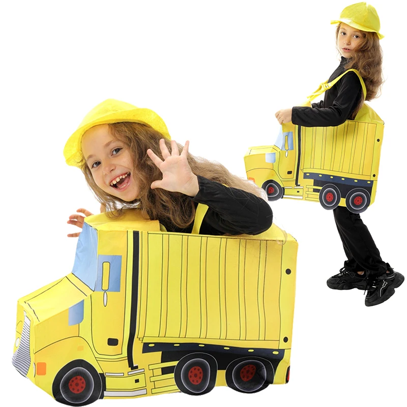 2026 New Arrival Boys Yellow Truck Car Halloween Fancy Dress Up Girls Dump Truck Costume
2026 New Arrival Boys Yellow Truck Car Halloween Fancy Dress Up Girls Dump Truck Costume