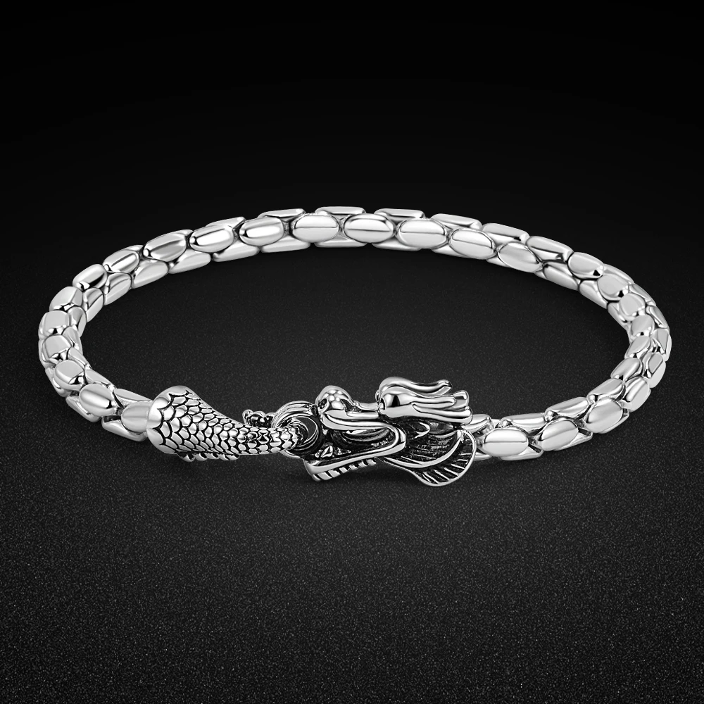 Браслет в ретро стиле с замком дракона из серебра 925 пробы, открытая Женская цепочка-змея с кисточкой, Браслет-манжета, ювелирные изделия, праздничный подарок
Браслет в ретро стиле с замком дракона из серебра 925 пробы, открытая Женская цепочка-змея с кисточкой, Браслет-манжета, ювелирные изделия, праздничный подарок