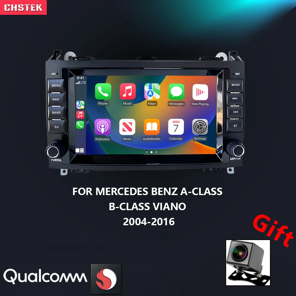 CHSTEK Car Radio Android 13 Carplay For Mercedes Benz Sprinter A-Class W169 B-Class W245 W639 W906 Bluetooth Navigation WIFI 4G
CHSTEK Car Radio Android 13 Carplay For Mercedes Benz Sprinter A-Class W169 B-Class W245 W639 W906 Bluetooth Navigation WIFI 4G