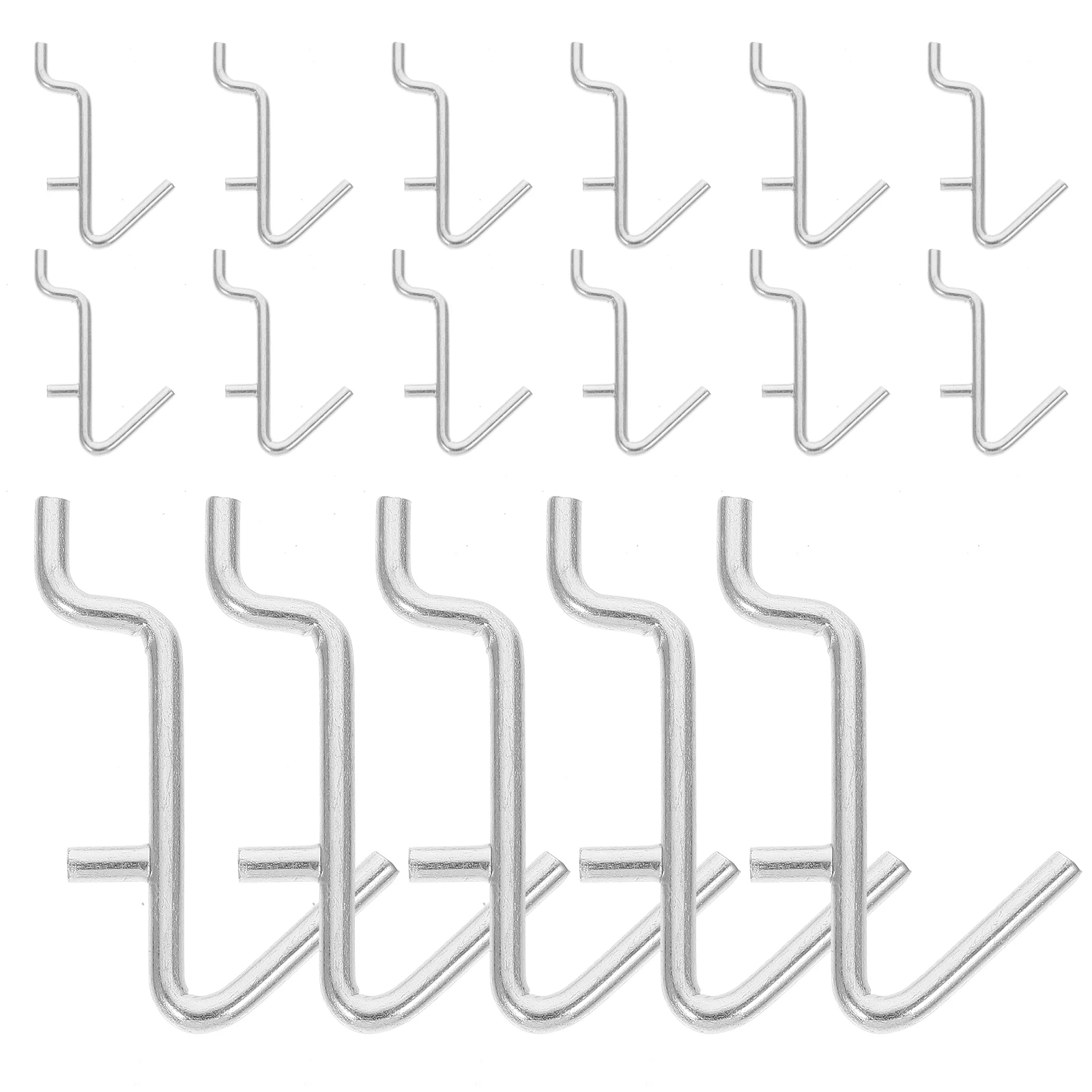 20pcs Metal Pegboard Hooks Heavy Duty Wall Mount Organizer Accessories for Tool Storage Garage Workshop Home Use
20pcs Metal Pegboard Hooks Heavy Duty Wall Mount Organizer Accessories for Tool Storage Garage Workshop Home Use