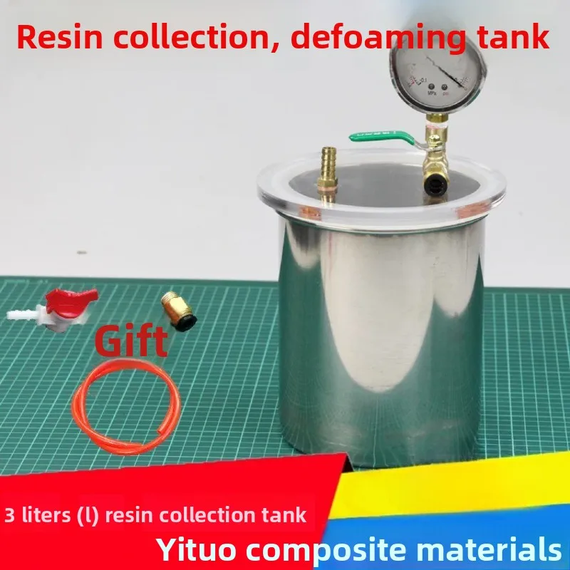 3L Vacuum Resin Collector Pot For Vacuum Resin Infusion Process Drying Chamber Degassing
3L Vacuum Resin Collector Pot For Vacuum Resin Infusion Process Drying Chamber Degassing