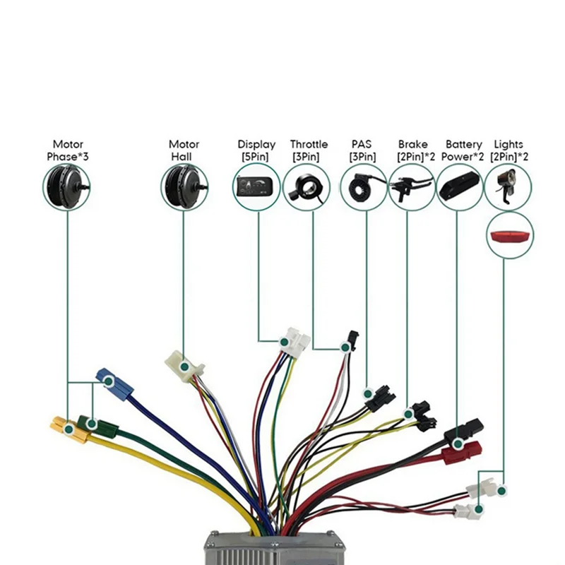 【Must-Haves】E-Bike Conversion Kit Replacement Accessories 36V 48V Bicycle Speed Control Kit With S810 Panel For 1000W E-Bike
【Must-Haves】E-Bike Conversion Kit Replacement Accessories 36V 48V Bicycle Speed Control Kit With S810 Panel For 1000W E-Bike