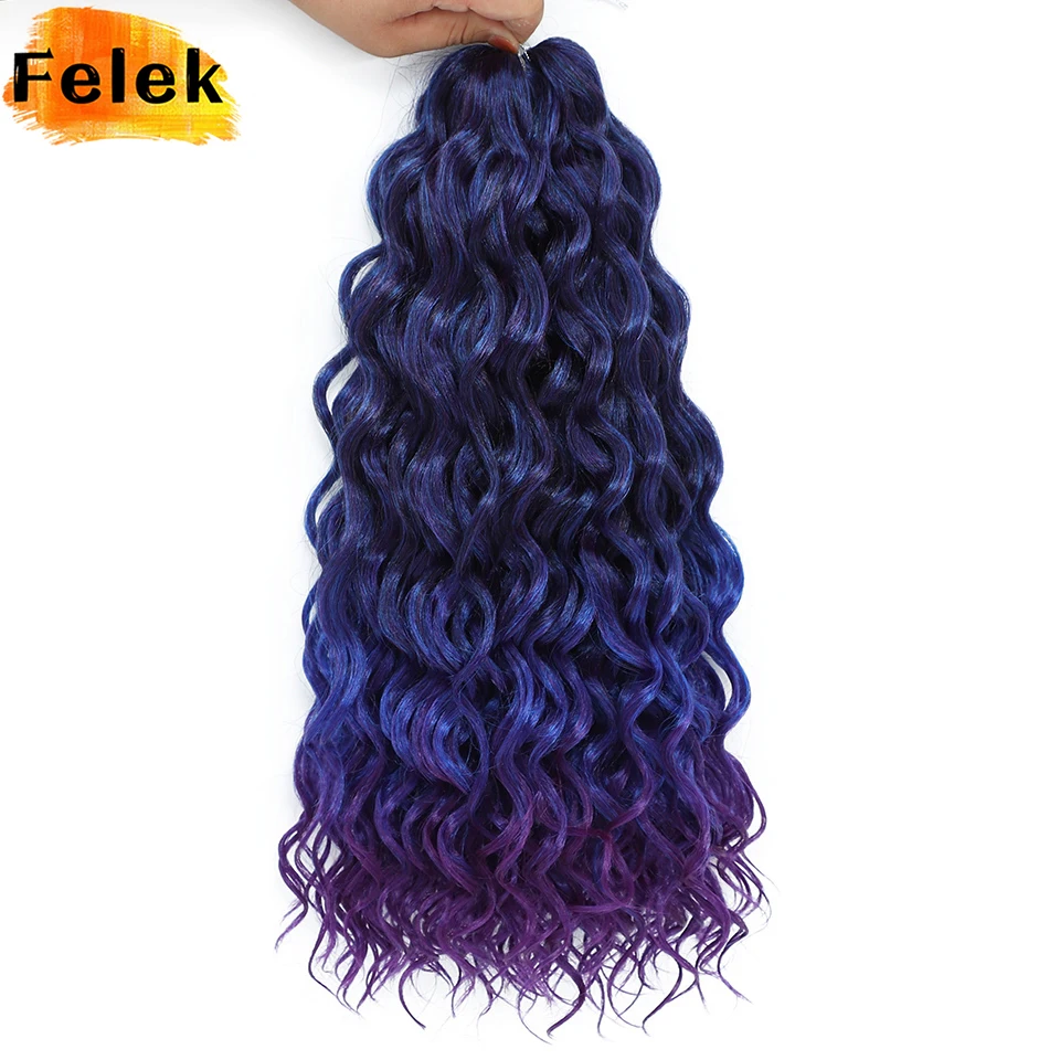 3Pcs Hawaii Curly Style Ocean Wave Braiding Hair Extensions 18-24 Inch Synthetic Ombre Pink Water Wave Crochet Braids for Women
3Pcs Hawaii Curly Style Ocean Wave Braiding Hair Extensions 18-24 Inch Synthetic Ombre Pink Water Wave Crochet Braids for Women