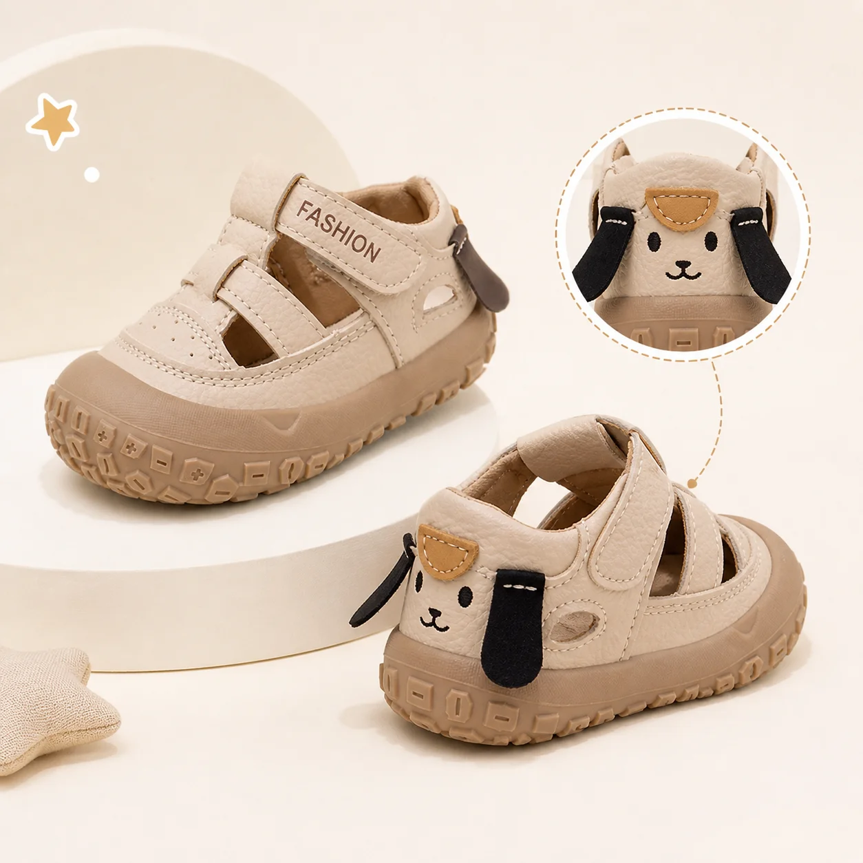 PU Leather Summer Sandals For Children Cute Dog Boy's Girl's Sandals Anti-slippery Ergonomics Barefoot Sandals For Children
PU Leather Summer Sandals For Children Cute Dog Boy's Girl's Sandals Anti-slippery Ergonomics Barefoot Sandals For Children