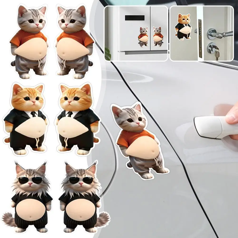 2PCS Funny Cat Belly Squeezing Sticker Soft Silicone Belly kitten Stickers for Phone Case Car Body Stickers Car Accessories
2PCS Funny Cat Belly Squeezing Sticker Soft Silicone Belly kitten Stickers for Phone Case Car Body Stickers Car Accessories