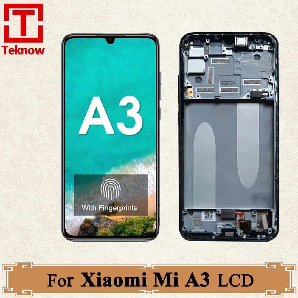 Оригинальный 6,09 "AMOLED для Xiaomi Mi A3, ЖК-дисплей, дигитайзер сенсорного экрана в сборе для Mi a3 M1906F9SH M1906F9SI, замена ЖК-дисплея
Оригинальный 6,09 "AMOLED для Xiaomi Mi A3, ЖК-дисплей, дигитайзер сенсорного экрана в сборе для Mi a3 M1906F9SH M1906F9SI, замена ЖК-дисплея
