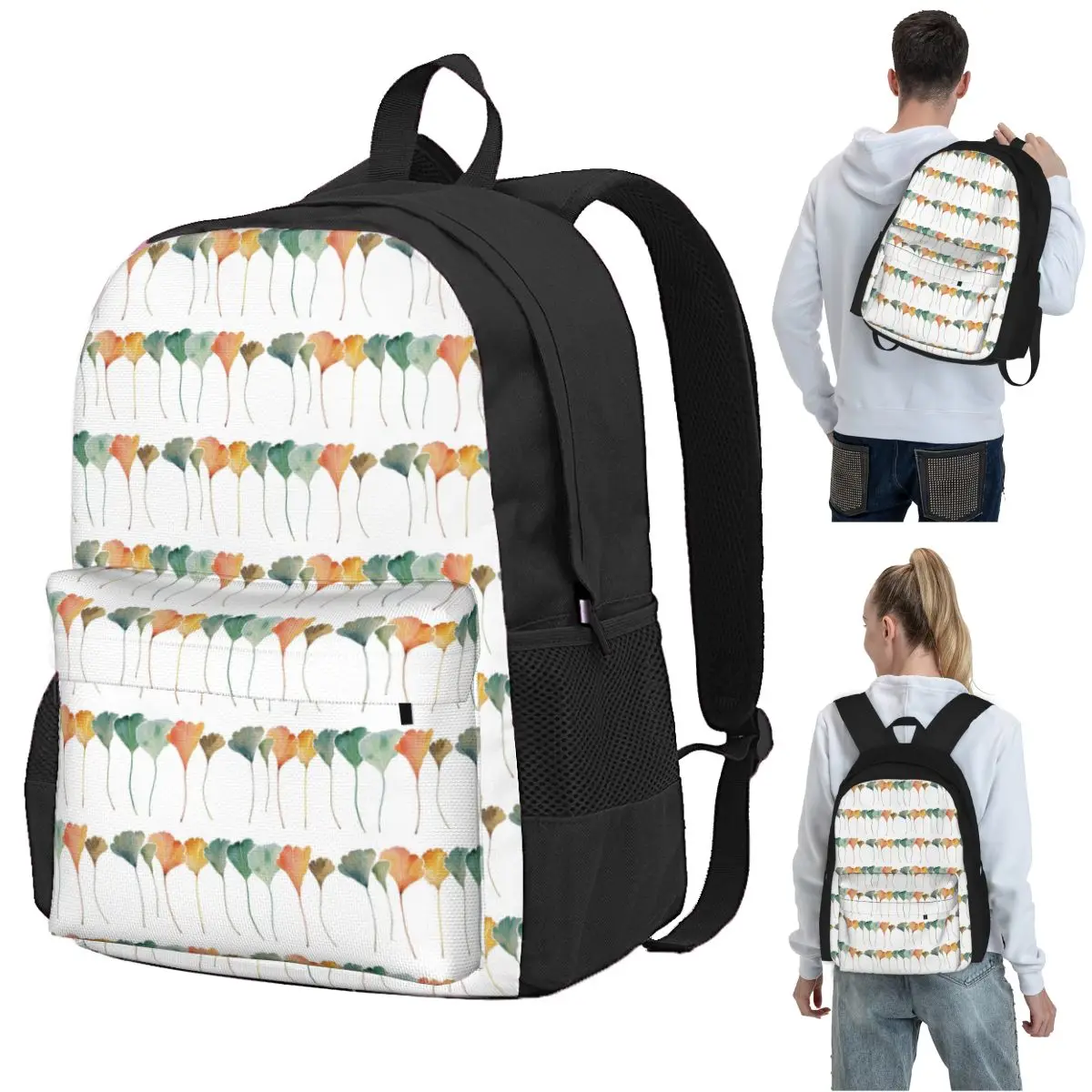 Colorful Leaves Of Ginkgo Tree Backpack Student BookBag Kids School Bag Laptop Shoulder Bags for Boys Girls
Colorful Leaves Of Ginkgo Tree Backpack Student BookBag Kids School Bag Laptop Shoulder Bags for Boys Girls