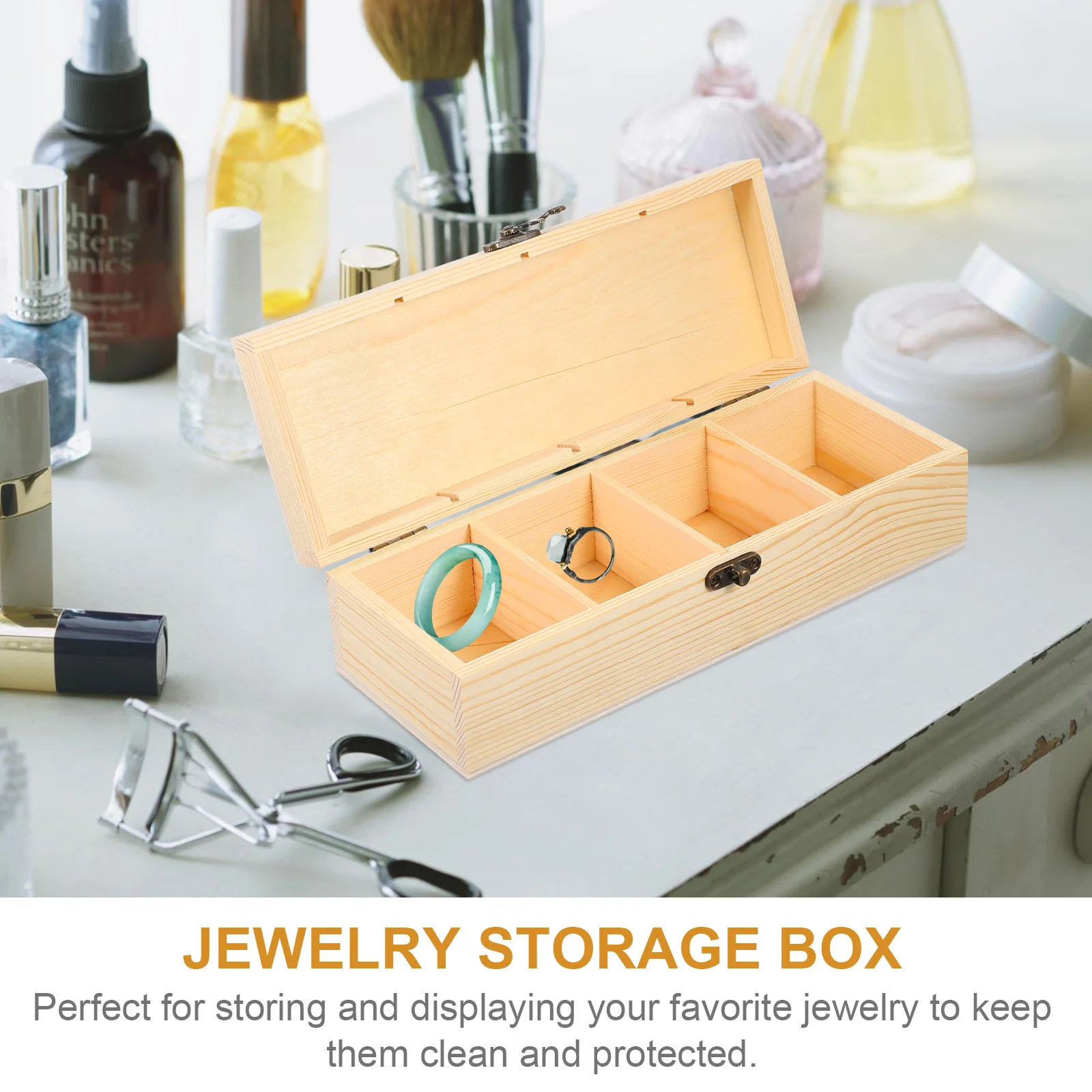 Wooden 4 Compartments ganizer Necklace Ring Desk Bedroom Office ganizer For Jewelry Jewelry Storage ganizer Travel
Wooden 4 Compartments ganizer Necklace Ring Desk Bedroom Office ganizer For Jewelry Jewelry Storage ganizer Travel