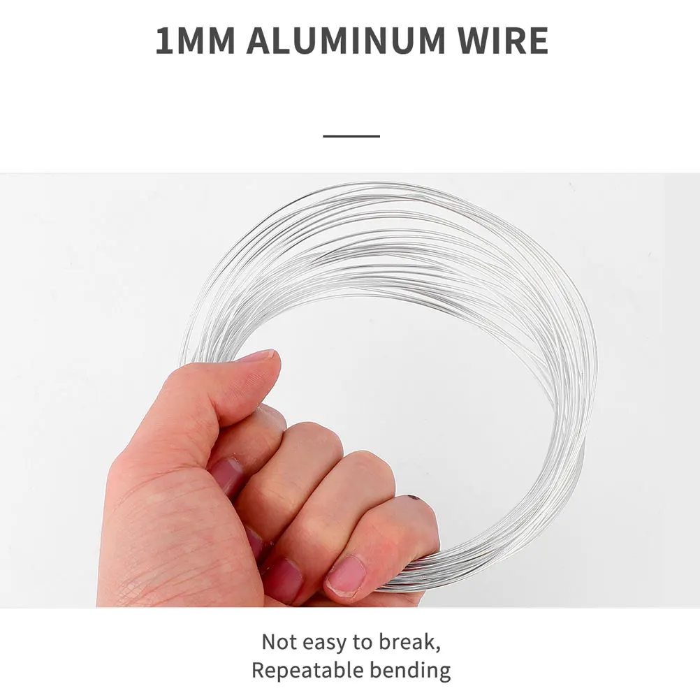 5 Rolls 10m Aluminum Wire DIY Jewelry Accessories for Money Tree Crafting Supplies Flexible Durable Metal Wire Beading Bracelet
5 Rolls 10m Aluminum Wire DIY Jewelry Accessories for Money Tree Crafting Supplies Flexible Durable Metal Wire Beading Bracelet