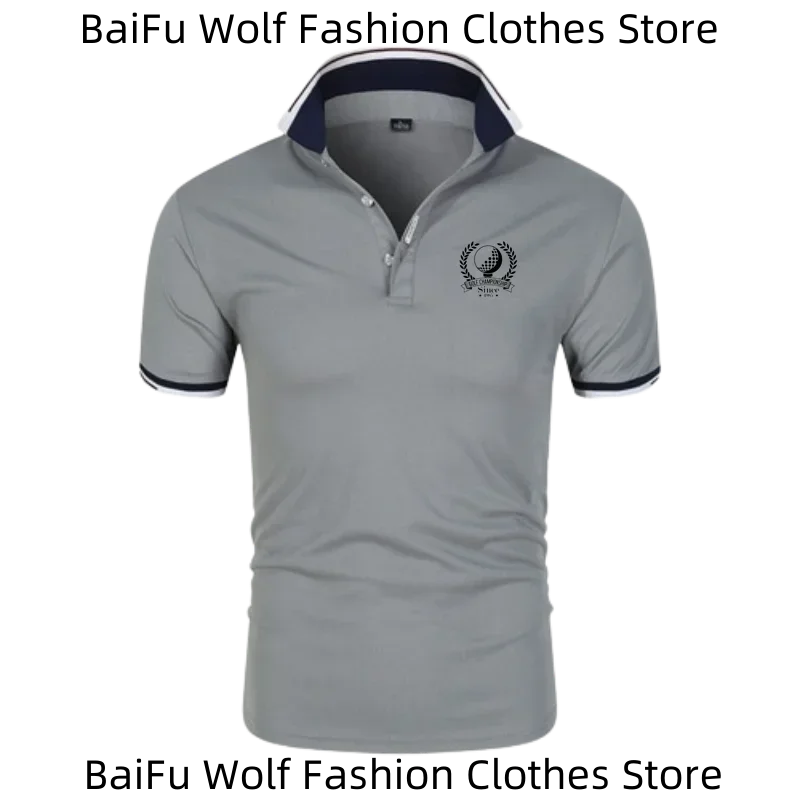 Short Sleeve Golf T-shirt Men Streetwear Summer Regular Business Casual Tops Quick-Drying Breathable Clothing Trend POLO Shirt
Short Sleeve Golf T-shirt Men Streetwear Summer Regular Business Casual Tops Quick-Drying Breathable Clothing Trend POLO Shirt