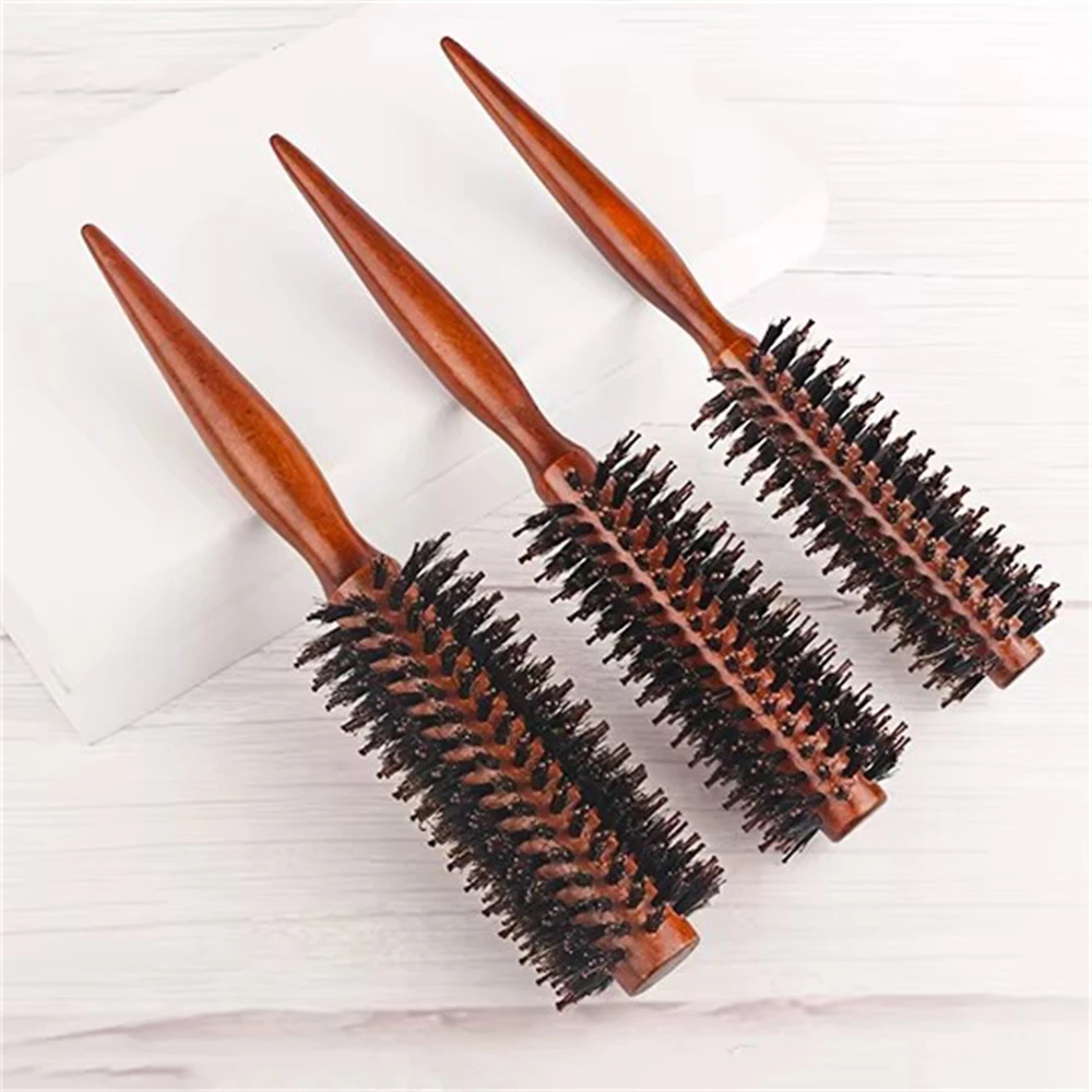 1PC Boar Bristle Curly Hair Brush Women Wooden Hair Comb Roller Hairbrush Barber Hairdressing Combs Salon Styling Tools
1PC Boar Bristle Curly Hair Brush Women Wooden Hair Comb Roller Hairbrush Barber Hairdressing Combs Salon Styling Tools