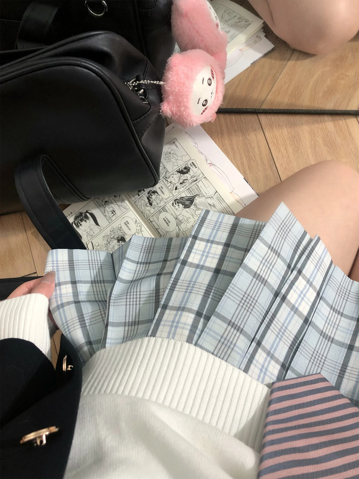 Original High Waist Skirt in Blue And White Gingham for Women Spring Summer Casual Style School Uniform Skirt by PiaoXue
Original High Waist Skirt in Blue And White Gingham for Women Spring Summer Casual Style School Uniform Skirt by PiaoXue