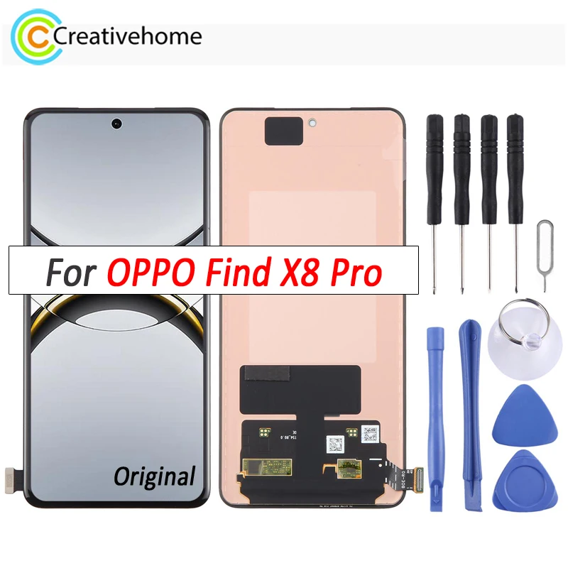 Изогнутый экран AMOLED 6,78 дюйма для OPPO Find X8 Pro, дисплей 120 Гц, дигитайзер сенсорного экрана, запасная часть для ремонта
Изогнутый экран AMOLED 6,78 дюйма для OPPO Find X8 Pro, дисплей 120 Гц, дигитайзер сенсорного экрана, запасная часть для ремонта