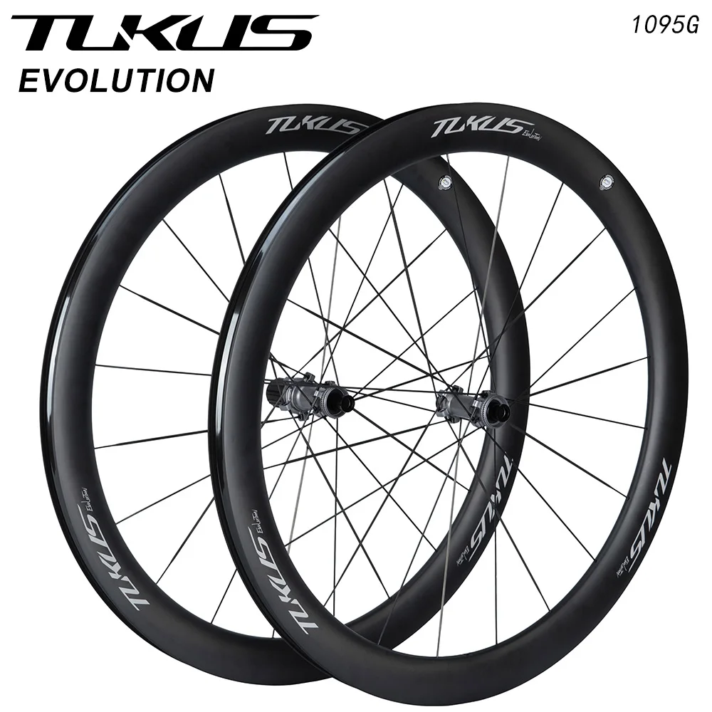 TUKUS New Ultra Light Wheelset Evolution Ratchet 54T Steel&Carbon Hybrid Spokes Top-Tier All Round Competitive Carbon Wheels
TUKUS New Ultra Light Wheelset Evolution Ratchet 54T Steel&Carbon Hybrid Spokes Top-Tier All Round Competitive Carbon Wheels