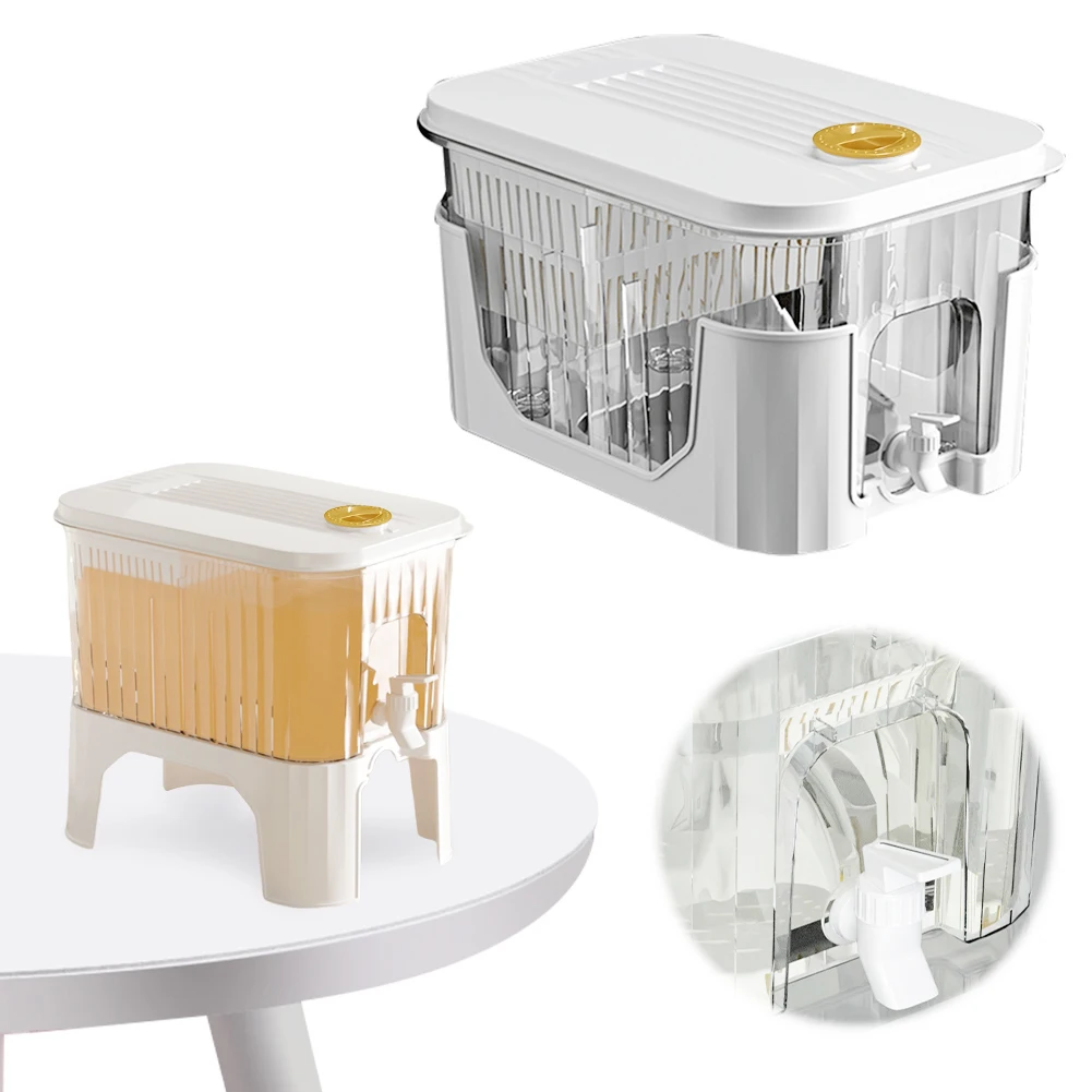 5L Cold Kettle with Faucet Refrigerator Juice Pitcher Home Plastic Beverage Dispenser for Iced Tea Lemonade Fridge Bar Party
5L Cold Kettle with Faucet Refrigerator Juice Pitcher Home Plastic Beverage Dispenser for Iced Tea Lemonade Fridge Bar Party