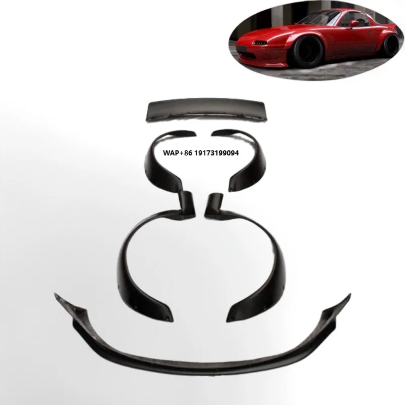Fiber Glass 1989 to 1997 Miata MX5 NA PD Style Body Kit Front Lip Fender Rear Wing for Miata MX5 NA Body Kit
Fiber Glass 1989 to 1997 Miata MX5 NA PD Style Body Kit Front Lip Fender Rear Wing for Miata MX5 NA Body Kit