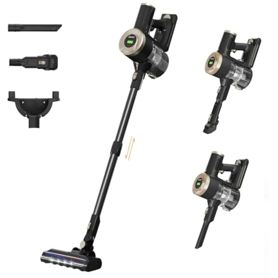 Cordless Stick Vacuum Cleaner 30KPa Handheld 2200mAh Rechargeable Battery Lightweight Small Vac Electirc Broom 40Mins Runtime f
Cordless Stick Vacuum Cleaner 30KPa Handheld 2200mAh Rechargeable Battery Lightweight Small Vac Electirc Broom 40Mins Runtime f