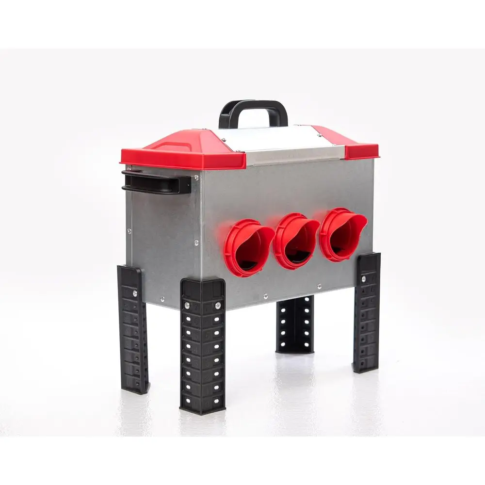 lock eeder 15 Metal Chick2– Space-Saving Weatherproo Poultry eeder with 6 Ports, Adjustable Legs, Rain Covers or Chicks, Chicken
lock eeder 15 Metal Chick2– Space-Saving Weatherproo Poultry eeder with 6 Ports, Adjustable Legs, Rain Covers or Chicks, Chicken
