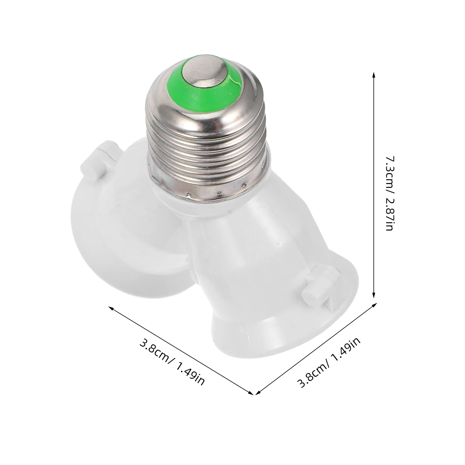 3 Pcs E27 Lamp Base Adapter High Temp White Extender Socket Splitter Y Shape Converter Lightweight Practical Use Anti Burning
3 Pcs E27 Lamp Base Adapter High Temp White Extender Socket Splitter Y Shape Converter Lightweight Practical Use Anti Burning