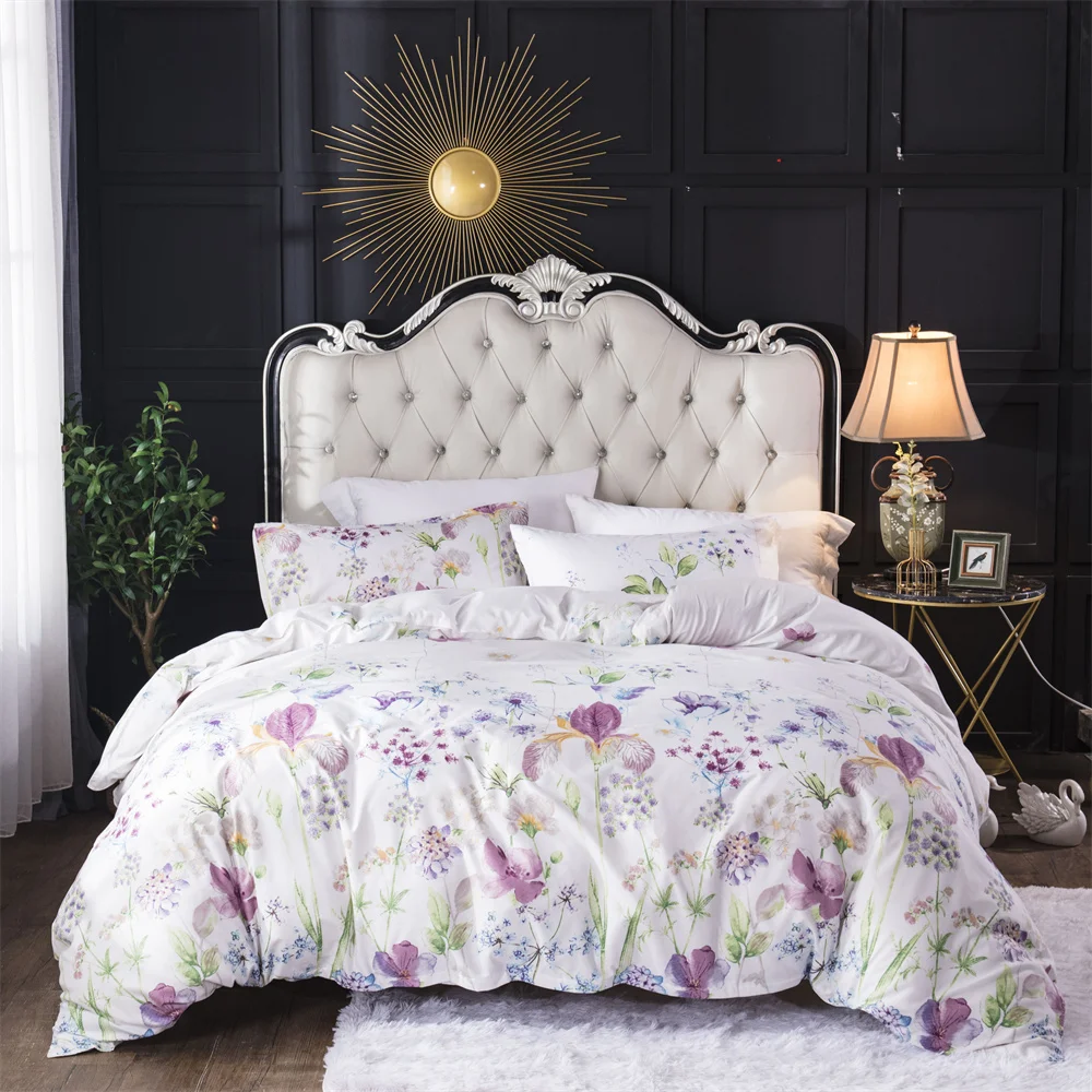 Floral Bedding Set Bright Duvet Cover and Pillowcase Simple Style Quilt Cover Set Ultra Soft and Easy Care with Corner Ties
Floral Bedding Set Bright Duvet Cover and Pillowcase Simple Style Quilt Cover Set Ultra Soft and Easy Care with Corner Ties