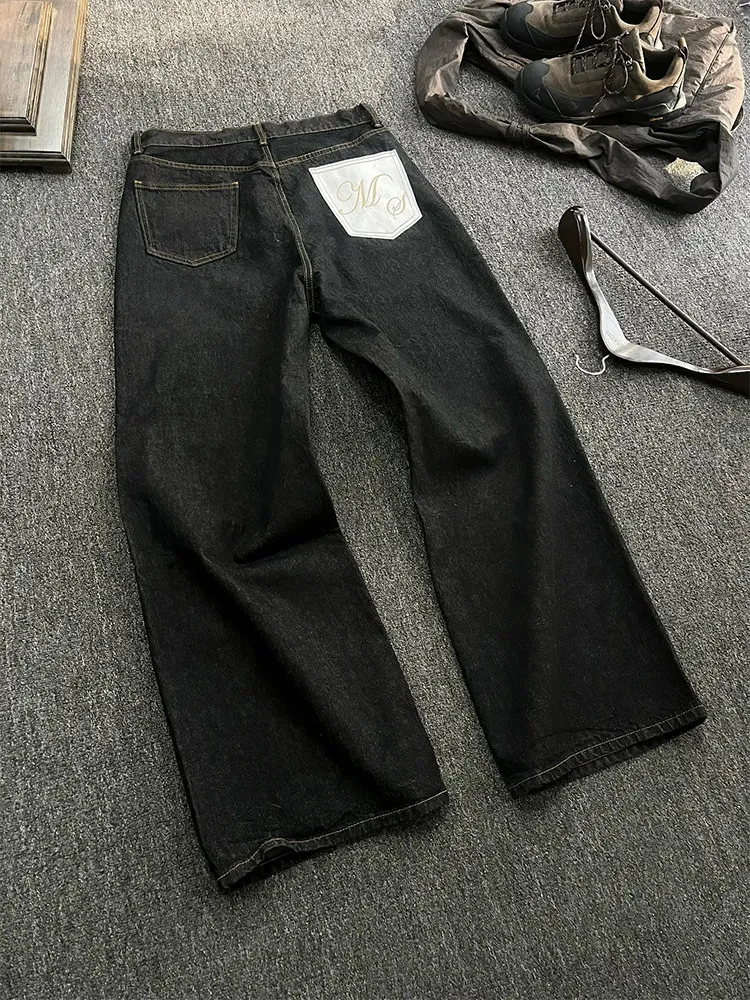 Retro American Bald Eagle Design Men's Straight Leg Jeans Original Cowhide Knife Wear Resistant Casual Trousers
Retro American Bald Eagle Design Men's Straight Leg Jeans Original Cowhide Knife Wear Resistant Casual Trousers