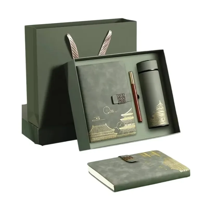 Guochao Cultural Creative Thermos Business Holiday Gift Set with Notebook Gift Box Souvenirs
Guochao Cultural Creative Thermos Business Holiday Gift Set with Notebook Gift Box Souvenirs