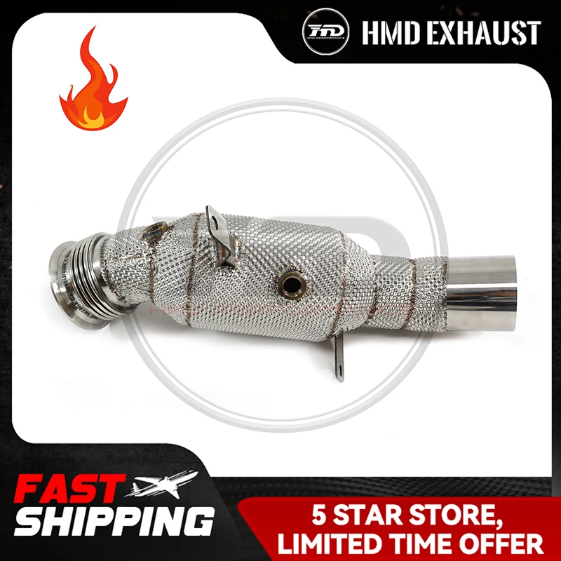 HMD Stainless Steel Exhaust System Performance Downpipe Is Suitable For BMW 640i N55 Heat Shield Car Parts
HMD Stainless Steel Exhaust System Performance Downpipe Is Suitable For BMW 640i N55 Heat Shield Car Parts