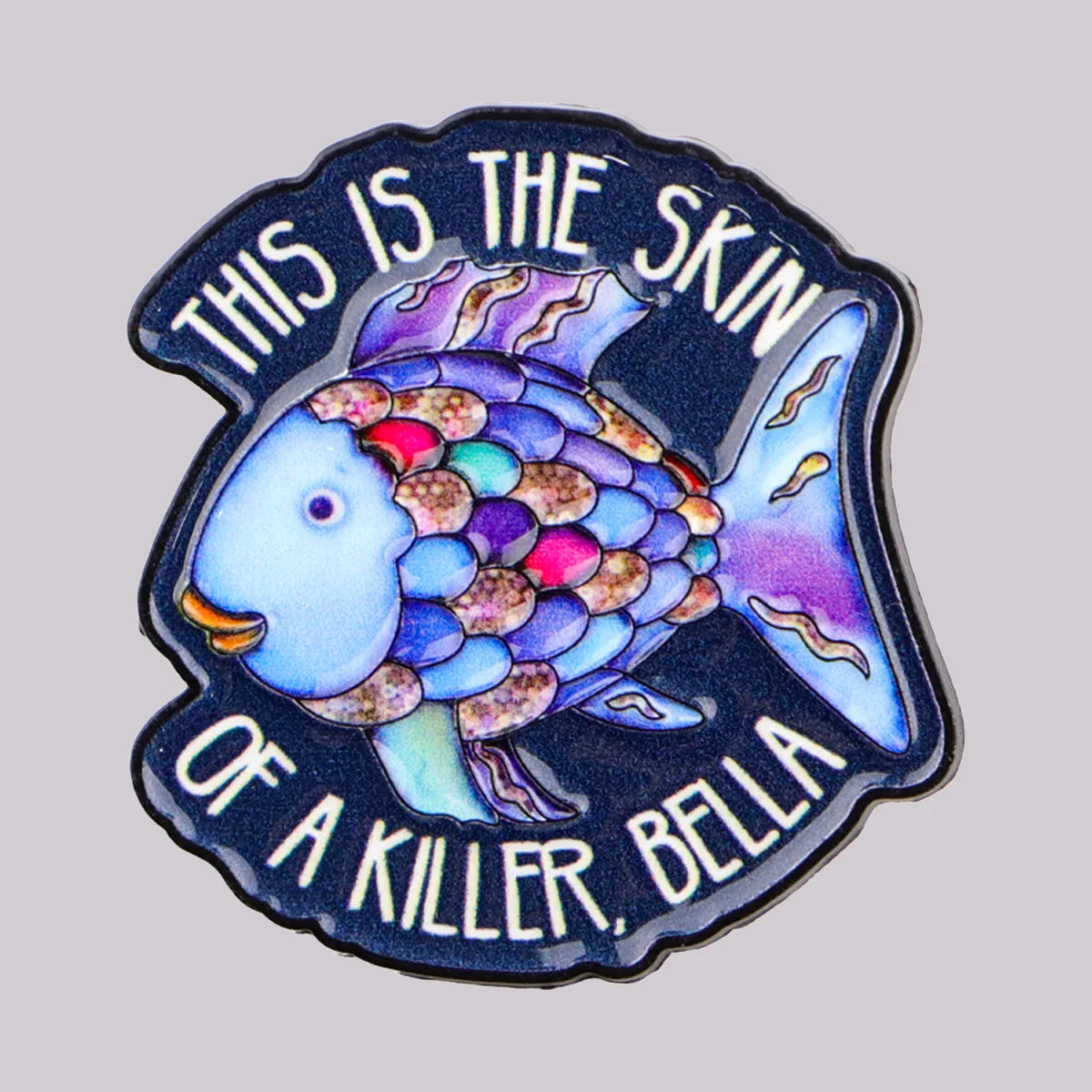 "THIS IS THE SKIN" Enamel Pin Fish Brooch Pines Lapel Pins Movie Badge on Backpack Clothing Accessories Funny Jewelry Gifts
"THIS IS THE SKIN" Enamel Pin Fish Brooch Pines Lapel Pins Movie Badge on Backpack Clothing Accessories Funny Jewelry Gifts