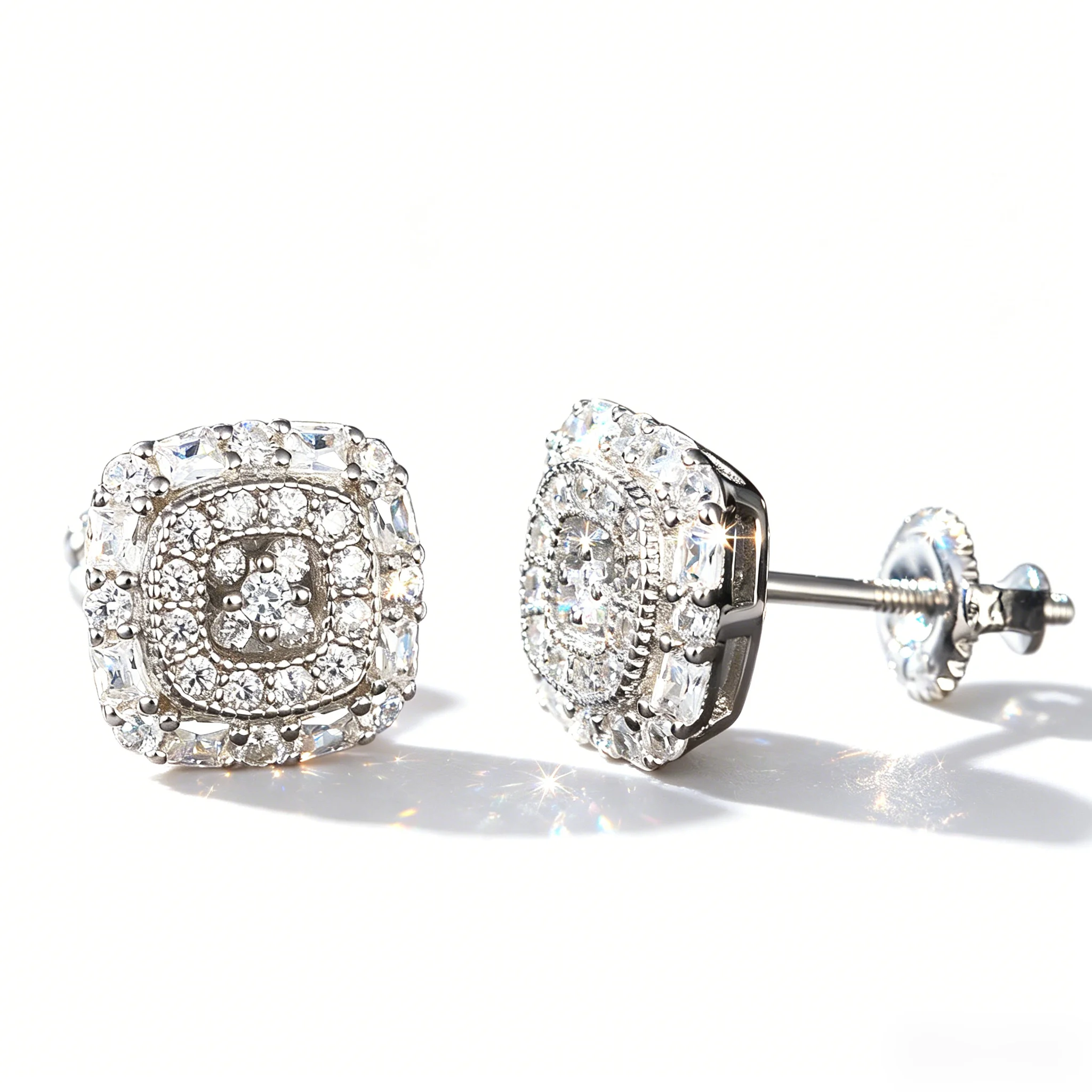 925 Sterling Silver Earrings Moissiante Stud Earring Excellent Cut Earrings Engagement Gra Certificate Fashion Jewelry
925 Sterling Silver Earrings Moissiante Stud Earring Excellent Cut Earrings Engagement Gra Certificate Fashion Jewelry