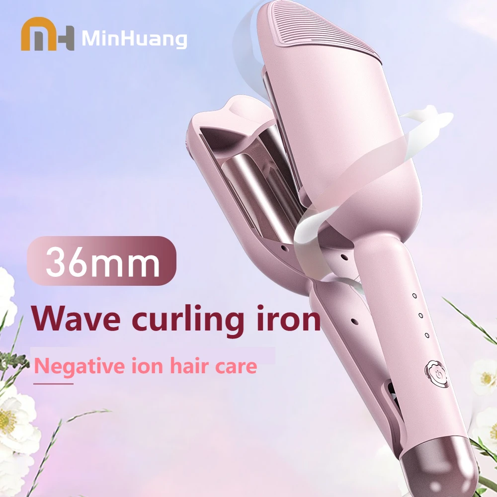 Электрический утюжок для завивки волос 36 мм бигуди для волос анти-скальда инструмент для завивки долговечный стайлинг Waver Curling Iron Hair Crimper 
Электрический утюжок для завивки волос 36 мм бигуди для волос анти-скальда инструмент для завивки долговечный стайлинг Waver Curling Iron Hair Crimper