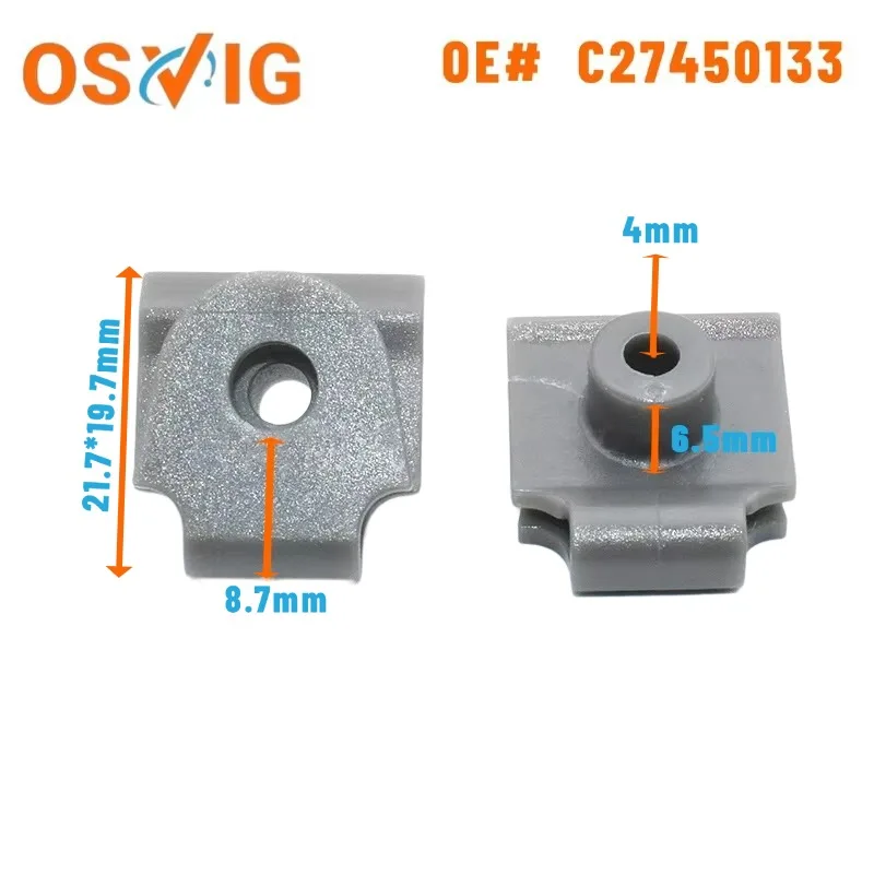 10PCS OE#C27450133 Applicable to Mazda CX3, CX4, CX5 bumpers, chassis fog lamp nut clamps
10PCS OE#C27450133 Applicable to Mazda CX3, CX4, CX5 bumpers, chassis fog lamp nut clamps