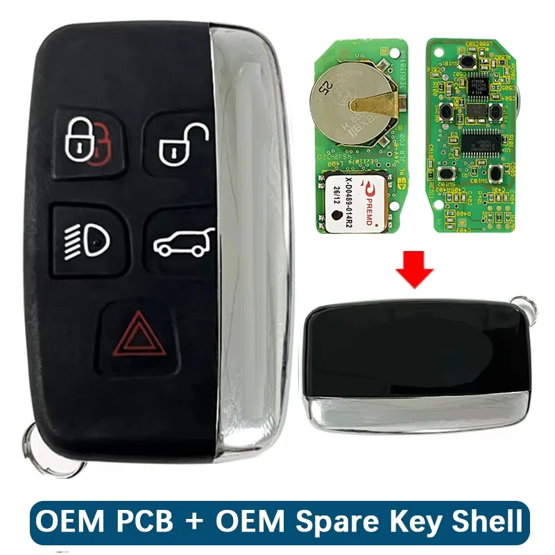 CS004011 Оригинальный сменный чехол, оригинальный чип PCB 49, опция 434 МГц для Land Rover для Range Rover Evoque Sport LR4 JLR
CS004011 Оригинальный сменный чехол, оригинальный чип PCB 49, опция 434 МГц для Land Rover для Range Rover Evoque Sport LR4 JLR