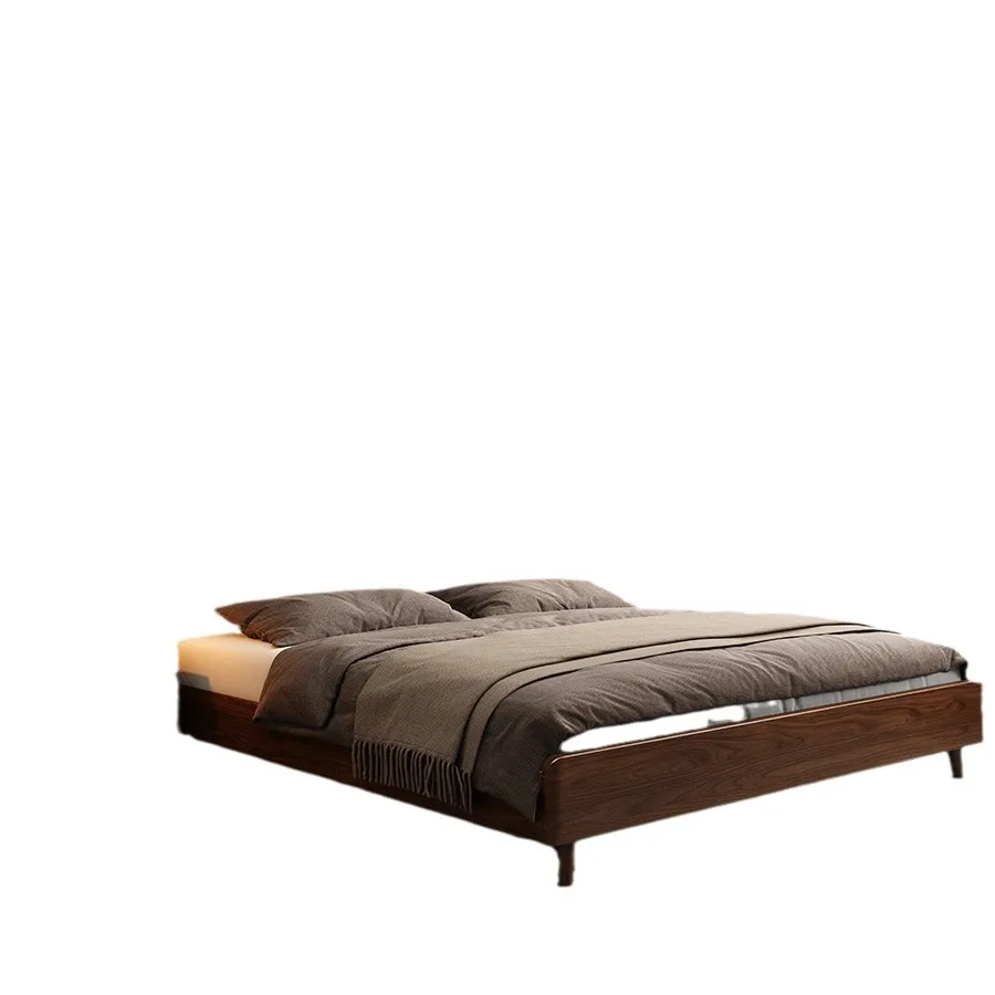 North American black walnut all solid wood bed soft bag bed Nordic light luxury master bedroom marriage bed 1.5m 1.8 meters
North American black walnut all solid wood bed soft bag bed Nordic light luxury master bedroom marriage bed 1.5m 1.8 meters