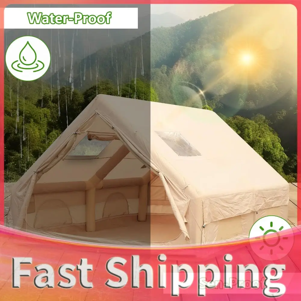 Inflatable Tent with Pump Glamping Camping Tents House Waterproof Windproof for 4 Seasons
Inflatable Tent with Pump Glamping Camping Tents House Waterproof Windproof for 4 Seasons