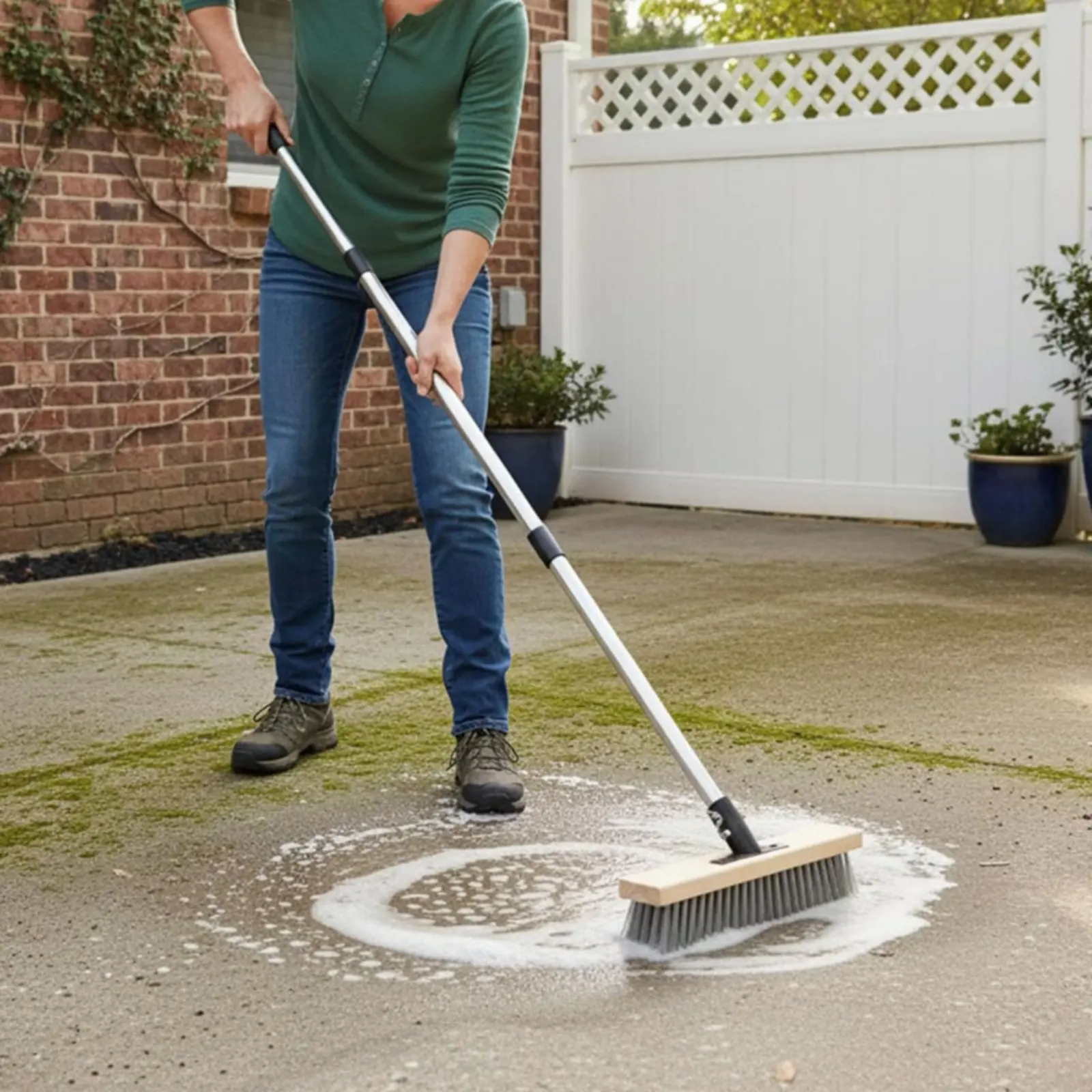 Outdoor Algae Removal Brush Rust Resistant Steel Wire Floor Brush Cleaning Tool Hanging Hole for Patio
Outdoor Algae Removal Brush Rust Resistant Steel Wire Floor Brush Cleaning Tool Hanging Hole for Patio