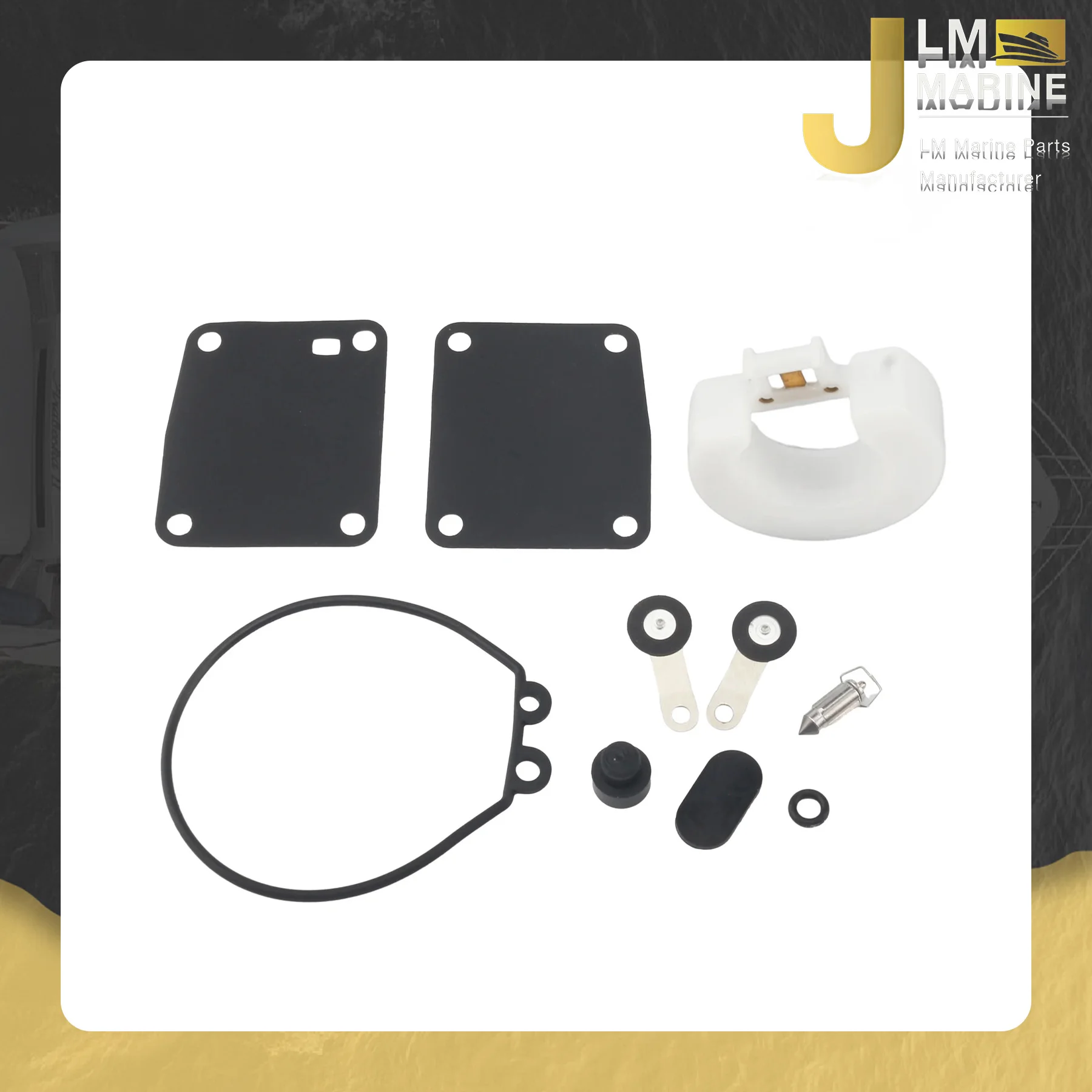 369-87122-1 JLM Carburetor Repair Kit for Nissan Tohatsu 4 5 8 9.8 HP NS4 M4 NS5 M5 NS8 M8 NS9.8 M9.8 2-Str Outboard 369871220M
369-87122-1 JLM Carburetor Repair Kit for Nissan Tohatsu 4 5 8 9.8 HP NS4 M4 NS5 M5 NS8 M8 NS9.8 M9.8 2-Str Outboard 369871220M
