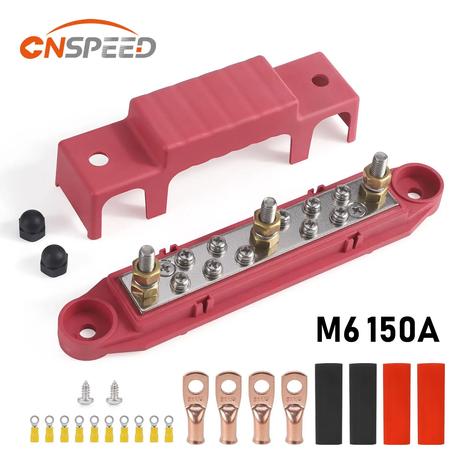 Heavy Duty Power Distribution Terminal Block 10 Terminal Screws Battery Bus Bar 150A For Camper Car Boat Automotive Solar Wiring
Heavy Duty Power Distribution Terminal Block 10 Terminal Screws Battery Bus Bar 150A For Camper Car Boat Automotive Solar Wiring