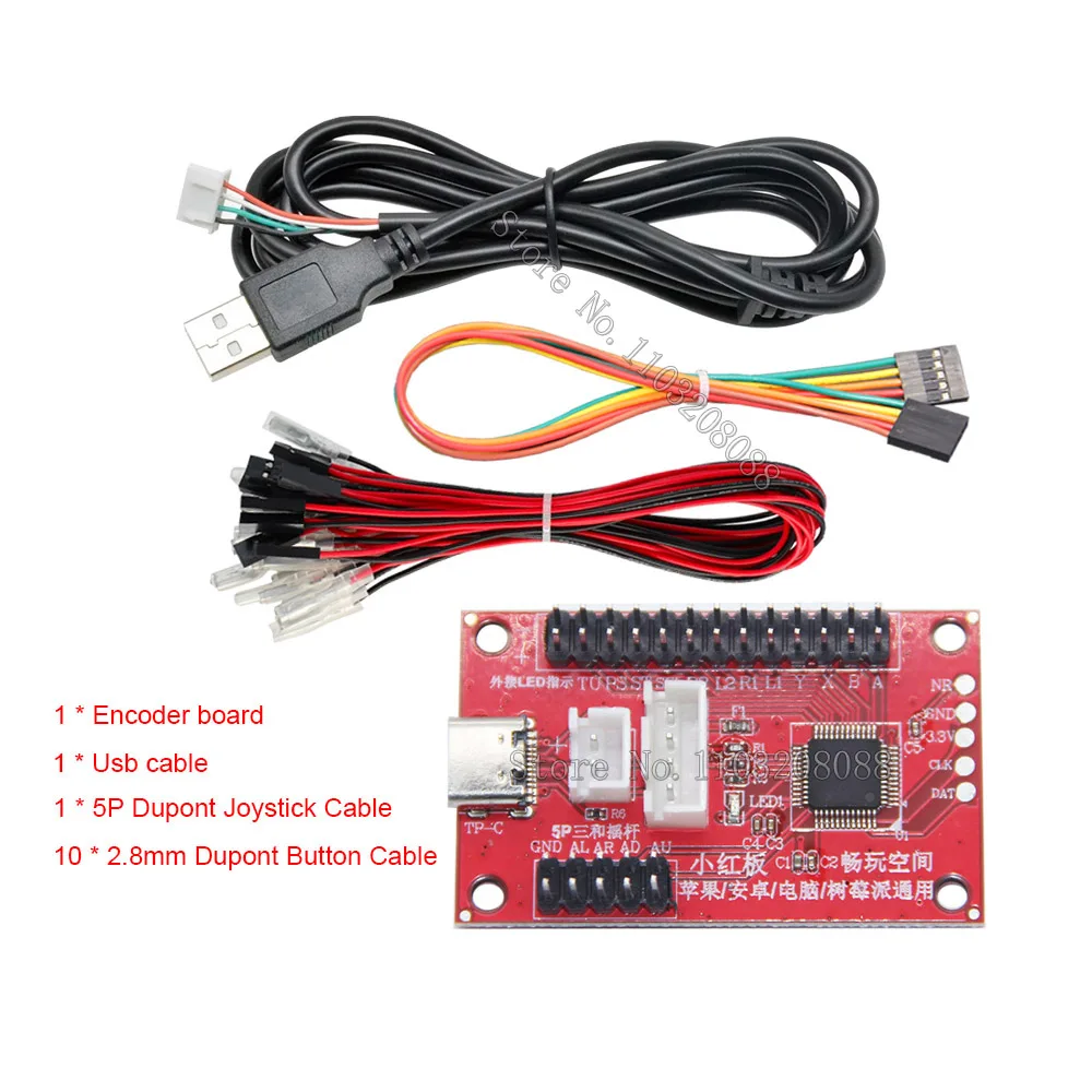 USB Arcade Zero Delay Джойстик Энкодер PCB Контроллер настольной игры для ПК Android IOS Raspberry Pi Sanwa Джойстик Diy с кабелями
USB Arcade Zero Delay Джойстик Энкодер PCB Контроллер настольной игры для ПК Android IOS Raspberry Pi Sanwa Джойстик Diy с кабелями