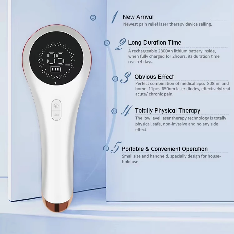 STLF650nm Portable Handled Home Health Care Massage LaserssPhysiotherapy Device Is Intelligent and Suitable for Pets and Humans
STLF650nm Portable Handled Home Health Care Massage LaserssPhysiotherapy Device Is Intelligent and Suitable for Pets and Humans