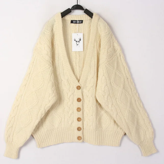 Vintage White 3D Knitted Woolen Sweater Cardigan Loose Fit Long Sleeve Women's Online Exclusive Autumn Winter Fashion Style
Vintage White 3D Knitted Woolen Sweater Cardigan Loose Fit Long Sleeve Women's Online Exclusive Autumn Winter Fashion Style