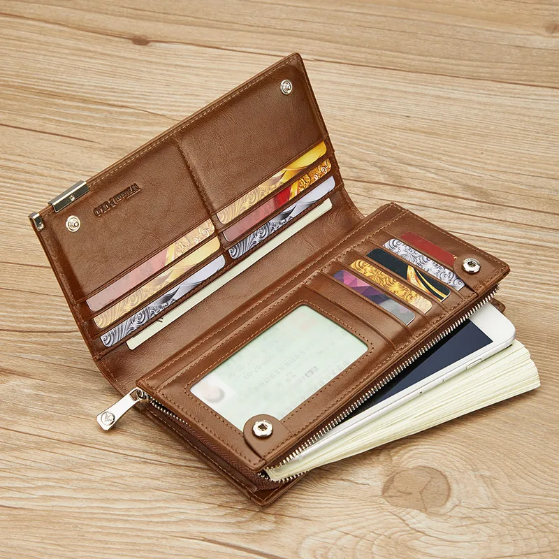 William POLO Кошелек с несколькими картами, брендовый дизайнерский кошелек из воловьей кожи, мужской кошелек, сумка для денег, масляный воск, кожаный длинный кошелек в стиле ретро, мужской кошелек
William POLO Кошелек с несколькими картами, брендовый дизайнерский кошелек из воловьей кожи, мужской кошелек, сумка для денег, масляный воск, кожаный длинный кошелек в стиле ретро, мужской кошелек