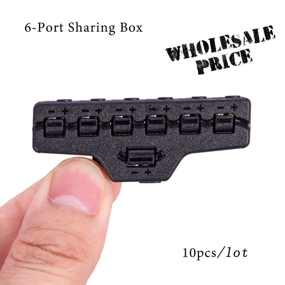 10pcs 0-42V DC 6-Ports Distribution Splitter Port Sharing Box for Model Scene Lighting System Wiring Wholesale
10pcs 0-42V DC 6-Ports Distribution Splitter Port Sharing Box for Model Scene Lighting System Wiring Wholesale