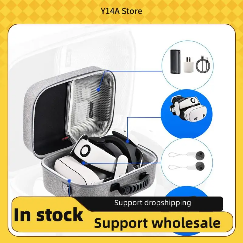 Y14A VR Carrying Bag For Meta Quest 3S Shockproof Protective VR Glasses Travel Case Bag For Quest 3S VR Accessories
Y14A VR Carrying Bag For Meta Quest 3S Shockproof Protective VR Glasses Travel Case Bag For Quest 3S VR Accessories