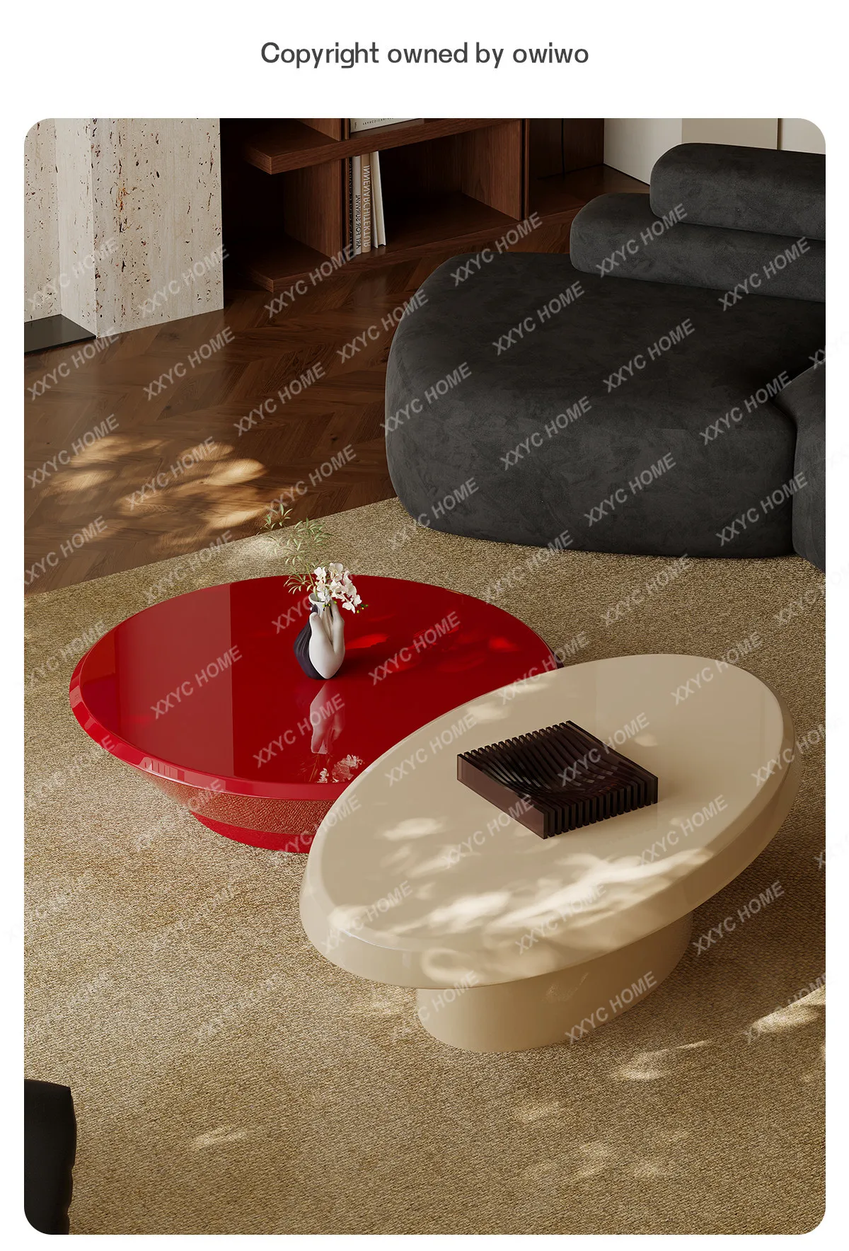 Art gallery designer coffee table living room mansion design sense art minimalist oval tea table
Art gallery designer coffee table living room mansion design sense art minimalist oval tea table